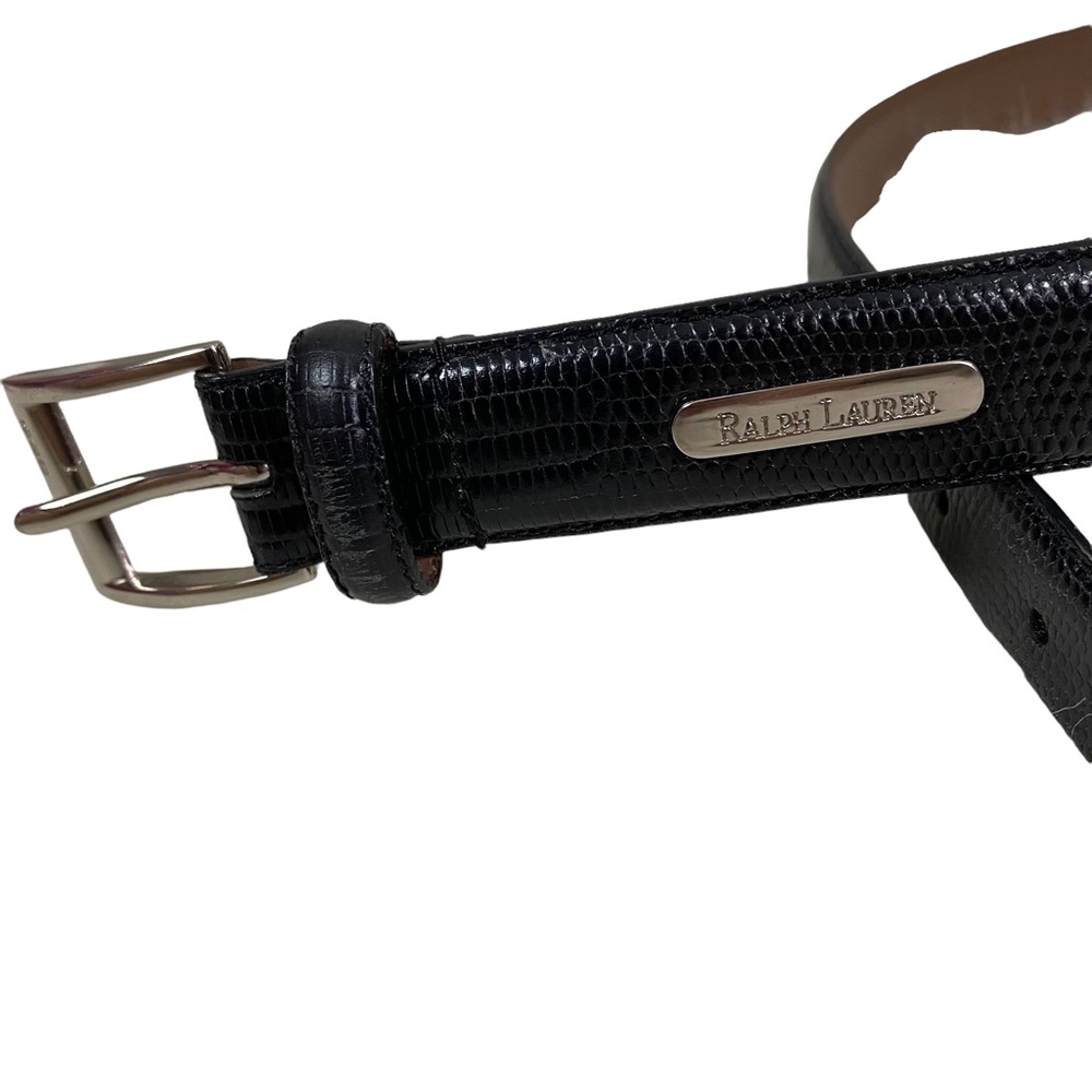 Ralph Lauren Italian Leather Belt M Medium - Picture 2 of 6